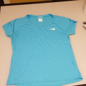 Light blue Northface T shirt